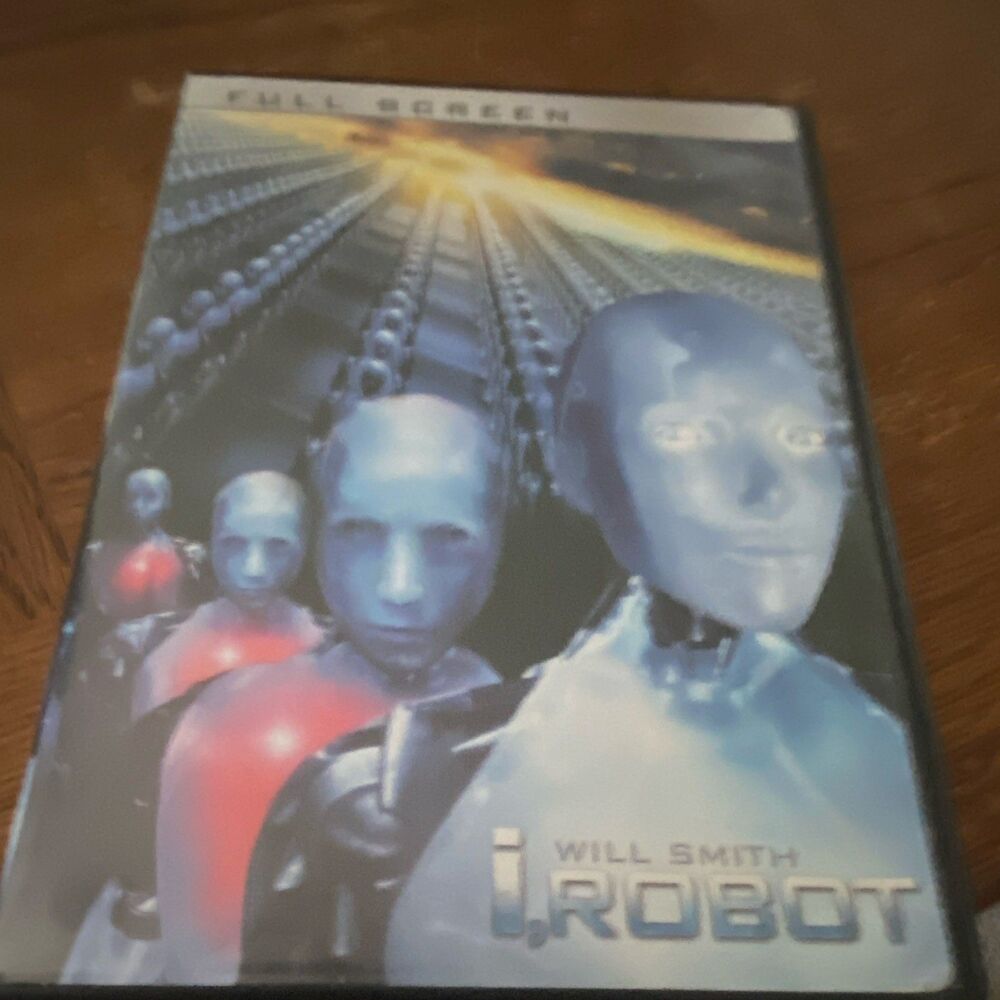 I, ROBOT DVD FULL SCREEN EDITION WILL SMITH MOVIE TALL DVD CASE